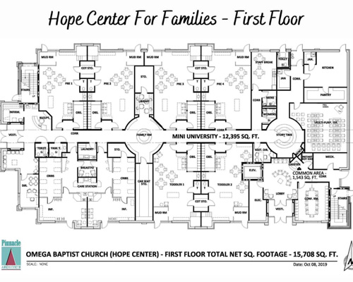 floor plans for the hope center