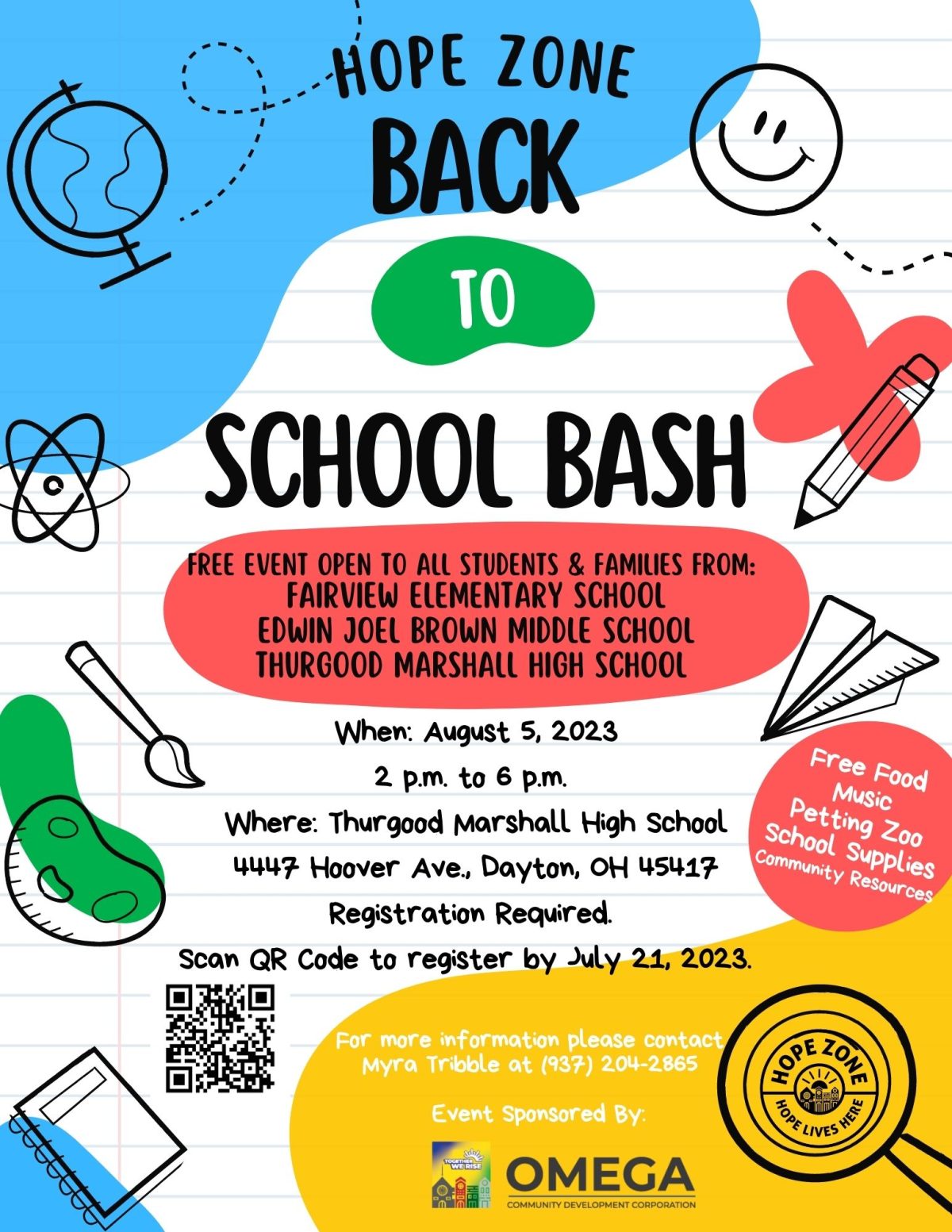 Hope Zone Back to School Bash | Omega CDC